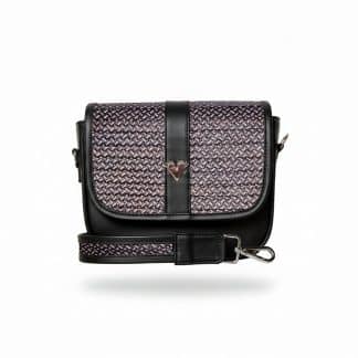 Leather Crossbody Bag Carriel Black