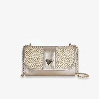 Gold Clutch leather Zen Bag